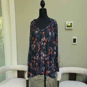 Floral Women's Top - Multicolor